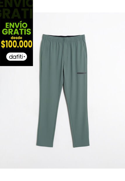 Pantalón Deportivo Atmara Con Cremallera  Para Hombre Verde Atmos