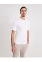 Camiseta Regular Fit Básica  Para Hombre Blanco Atmos de Atmos
