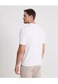 Camiseta Regular Fit Básica  Para Hombre Blanco Atmos de Atmos
