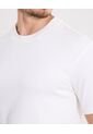 Camiseta Regular Fit Básica  Para Hombre Blanco Atmos de Atmos