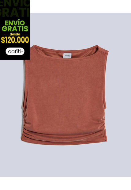 Camiseta Para Mujer Manga Sisa Color Naranja Marca Atmos #31090174