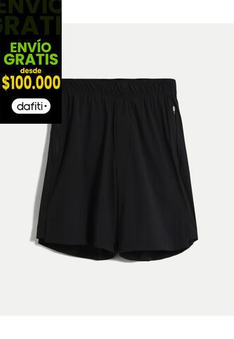 Bermuda Para Hombre Biker Interno Largo Color Negro Marca Atmos #32100155 Atmos