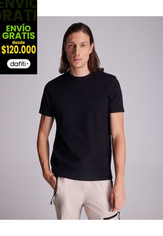 Camiseta Para Hombre Manga Corta Color Negro Marca Atmos #32090126 Atmos