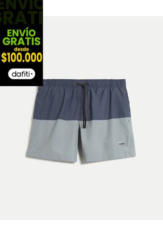 Pantaloneta De Baño Con Bolsillos  Para Hombre Azul Atmos Atmos