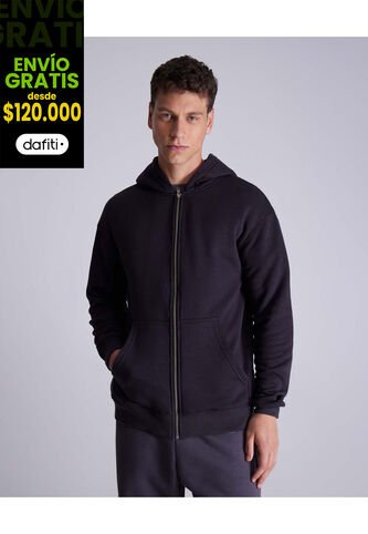 Buzo Para Hombre Zipper Color Negro Marca Atmos #32060022 Atmos