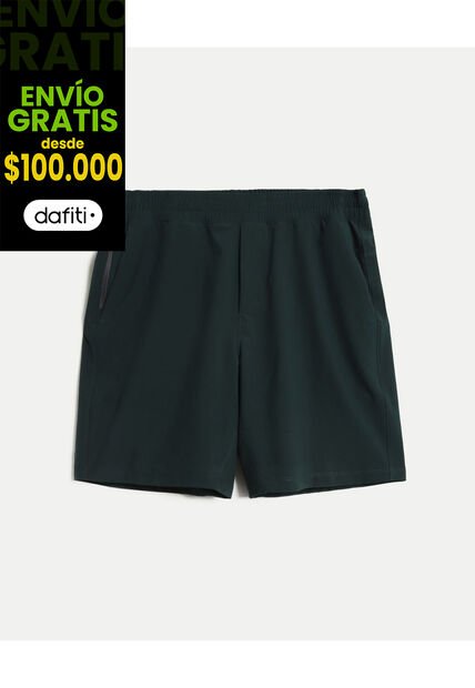Bermuda Para Hombre Biker Interno Corto Color Verde Marca Atmos #32100131