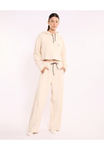 Pantalón Barrel Burda Confort  Para Mujer Crema Atmos Atmos
