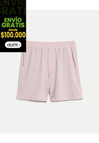 Bermuda Para Hombre Biker Interno Corto Color Gris Marca Atmos #32100130 Atmos
