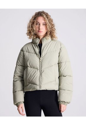 Chaqueta Para Mujer Acolchada Color Verde Marca Atmos #31080043