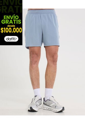 Bermuda Para Hombre Deportiva Corto Color Gris Marca Atmos #32100109 Atmos