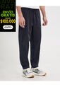 Pantalón Barrel En Smartech  Para Hombre Negro Atmos de Atmos