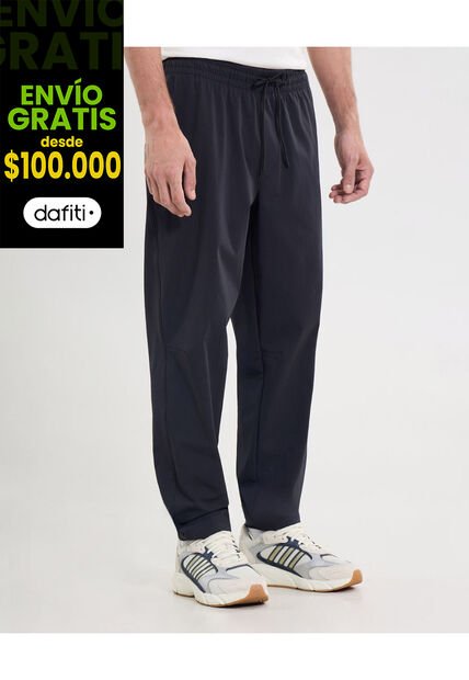 Pantalón Barrel En Smartech  Para Hombre Negro Atmos