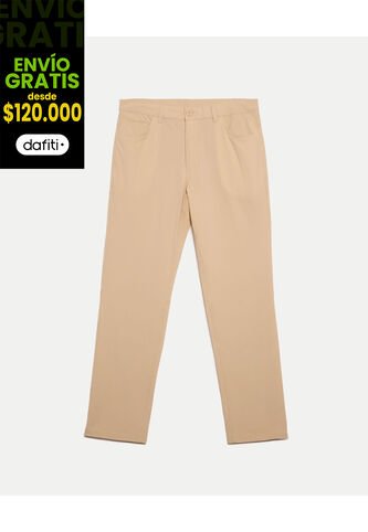 Pantalón  Para Hombre 5 Bolsillos Color Camel Marca Atmos #32070095 Atmos
