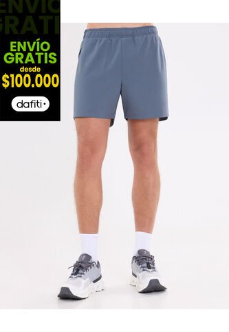Bermuda Para Hombre Deportiva Corto Color Gris Marca Atmos #32100132 Atmos