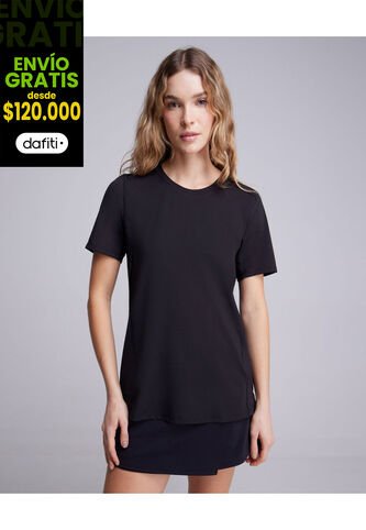 Camiseta Para Mujer Manga Corta Cuello Redondo Color Negro Marca Atmos #31090086 Atmos