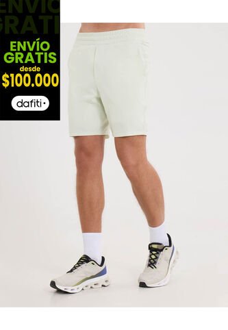 Short Training Largo Con Biker  Para Hombre Verde Atmos Atmos