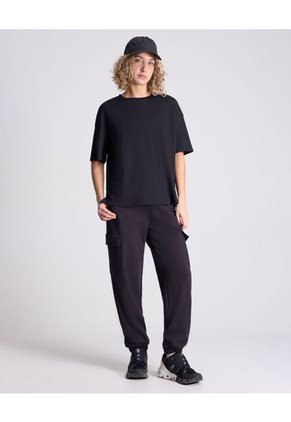 Camiseta Para Mujer Manga Corta Cuello Redondo Color Negro Marca Atmos #31090205