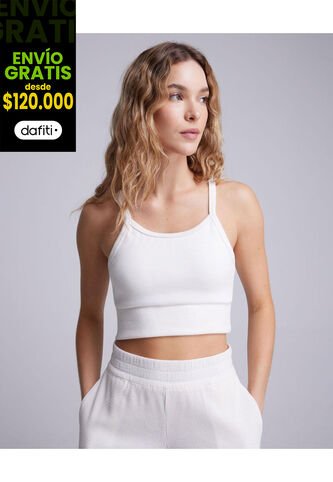 Camiseta Para Mujer Manga Sisa Color Marfil Marca Atmos #31090082 Atmos