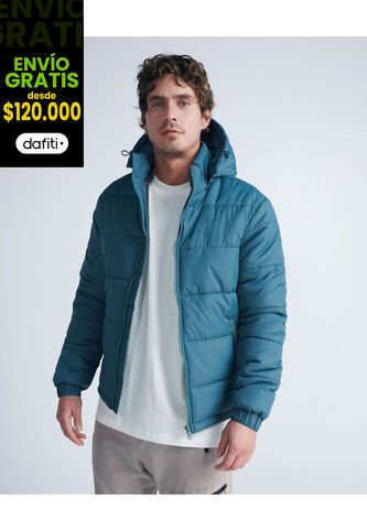 Chaqueta Para Hombre Acolchada Color Verde  Marca Atmos #32080006 Atmos
