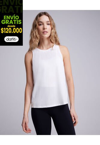 Camiseta Para Mujer Manga Sisa Cuello Redondo Color Marfil Marca Atmos #31090088 Atmos