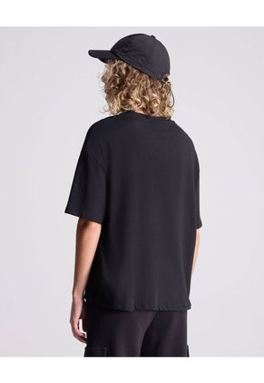 Camiseta Para Mujer Manga Corta Cuello Redondo Color Negro Marca Atmos #31090205