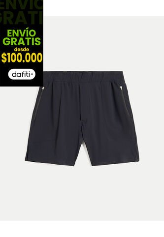 Bermuda Para Hombre Deportiva Largo Color Negro Marca Atmos #32100088 Atmos