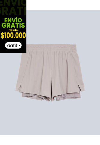 Bermuda Para Hombre Deportiva Corto Color Gris Marca Atmos #32100106 Atmos