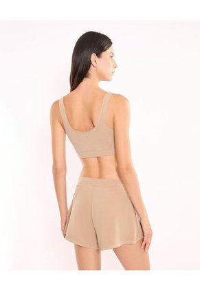 Body Sisa Brasilera Microfibra  Para Mujer Mocca Atmos