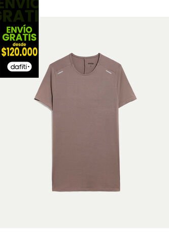 Camiseta  Para Hombre Manga Corta Cuello Redondo Color Café Marca Atmos #32090273 Atmos