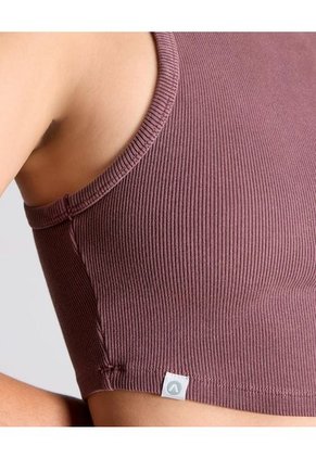 Camiseta Para Mujer Manga Sisa Color Vino Marca Atmos #31090145