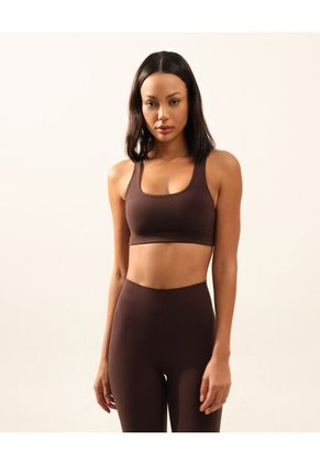 Top  Para Mujer Soporte Alto Color Café Marca Atmos #31220186