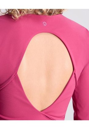 Camiseta Para Mujer Manga Larga Color Fucsia Marca Atmos #31090148