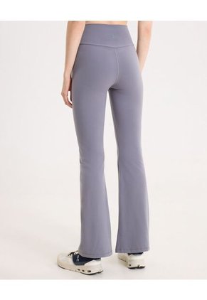 Leggings Flare Aerius Skin  Para Mujer Gris Atmos