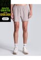 Bermuda Para Hombre Deportiva Largo Color Beige Marca Atmos #32100080 de Atmos