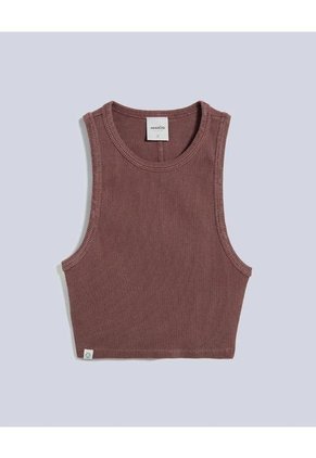 Camiseta Para Mujer Manga Sisa Color Vino Marca Atmos #31090145