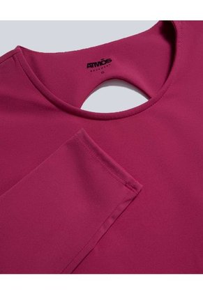 Camiseta Para Mujer Manga Larga Color Fucsia Marca Atmos #31090148