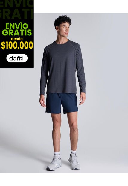 Short Running Alpha  Para Hombre Azul Atmos