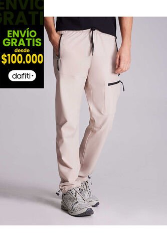 Pantalón Outdoor Básico  Para Hombre Marfil Atmos Atmos