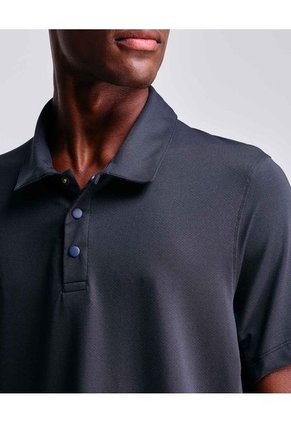 Polo Para Hombre Cuello Maquina Sin Bolsillo Color Azul Oscuro Marca Atmos #32110006