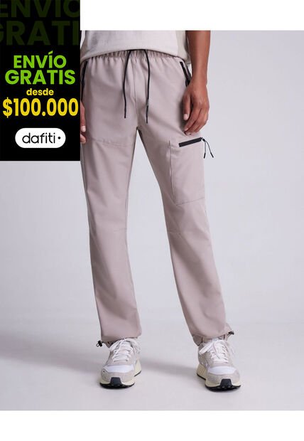 Pantalón Outdoor Básico  Para Hombre Piel Atmos