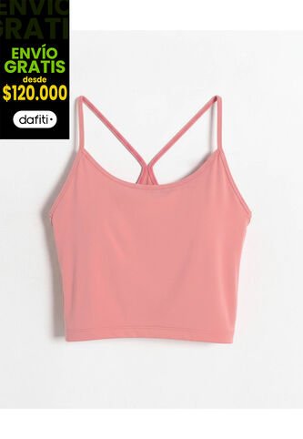Camiseta  Para Mujer Manga Sisa Tank Top Color Rosa Marca Atmos #31090352 Atmos