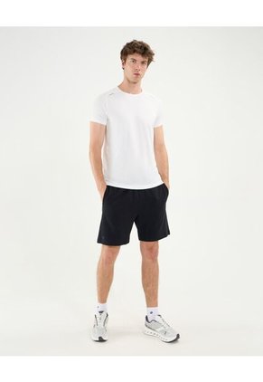 Camiseta Deportiva Texturizada  Para Hombre Hueso Atmos