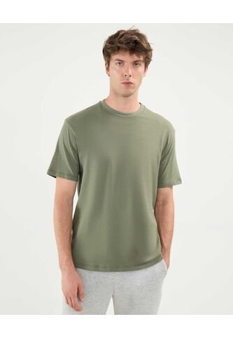 Camiseta Para Hombre Manga Corta Cuello Redondo Color Verde Marca Atmos #32090179 Atmos