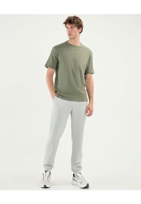 Camiseta Regular Fit Manga Corta  Para Hombre Verde Atmos