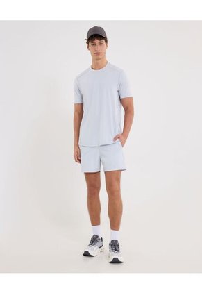 Camiseta Deportiva Manga Corta Regular Fit  Para Hombre Crudo Atmos