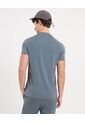 Camiseta Deportiva Manga Corta Regular Fit  Para Hombre Gris Atmos de Atmos