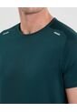 Camiseta Deportiva Texturizada  Para Hombre Verde Atmos de Atmos