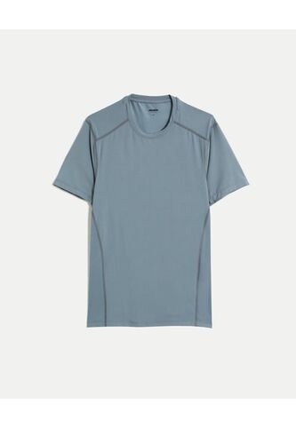 Camiseta Para Hombre Manga Corta Cuello Redondo Color Azul Marca Atmos #32090270 Atmos