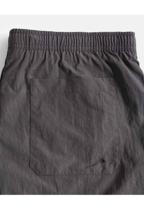 Pantaloneta De Baño Con Cordón  Para Hombre Negro Atmos