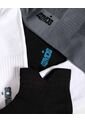 Pack X3 Medias Tobilleras En Microfibra X3 Para Hombre Gris Atmos de Atmos